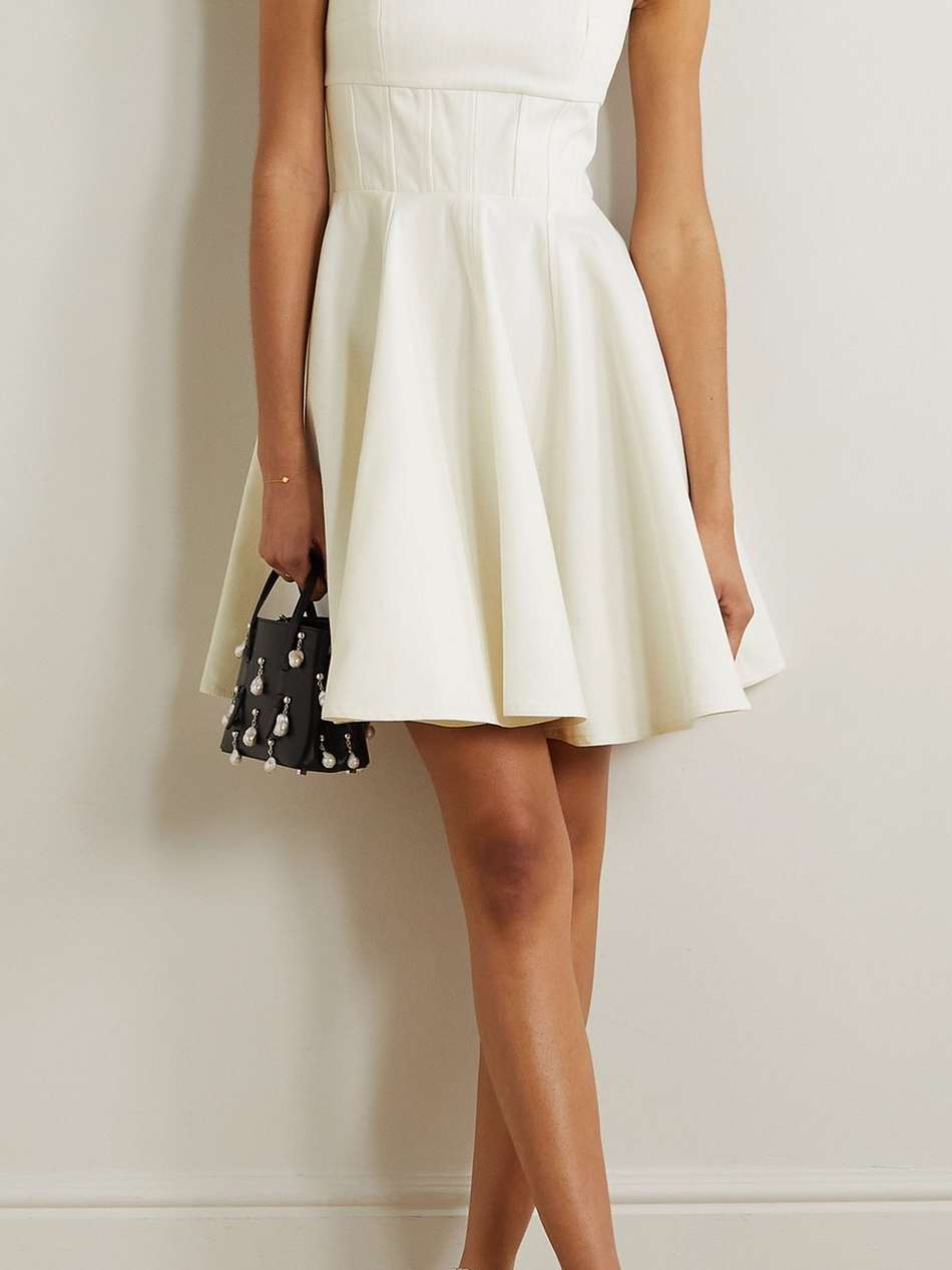 mini mona woven mini dress