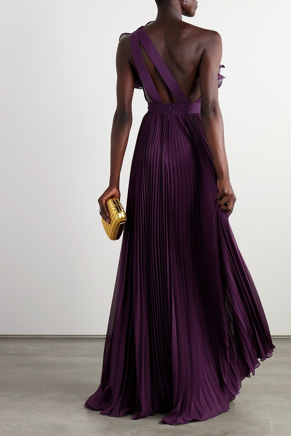 open lace back dress The Elie Saab Inspired Purple Ombre Tube  WeddingConfetti