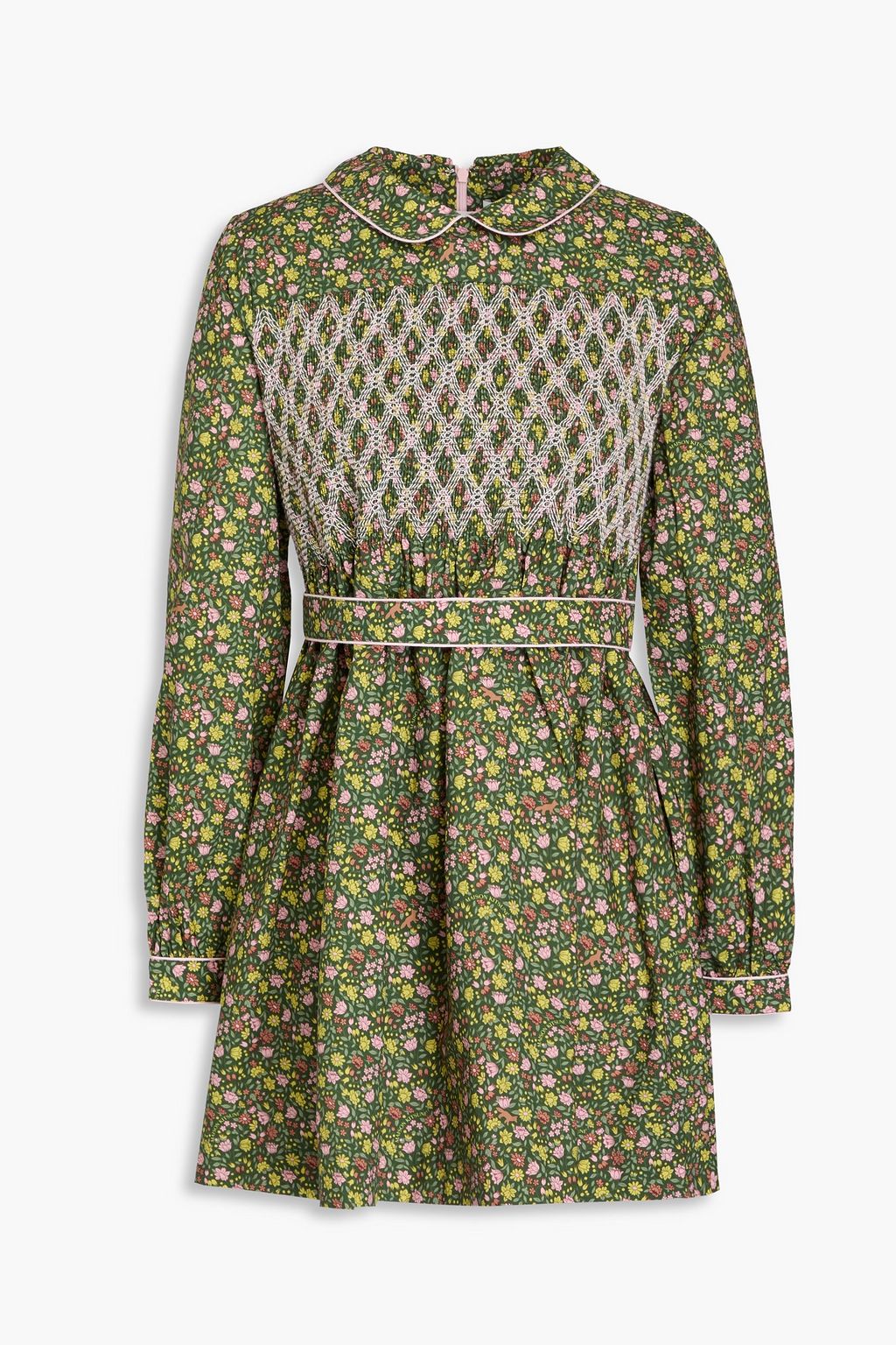 MAISON KITSUNÉ X OLYMPIA LE-TAN コットンポプリン ミニワンピース  