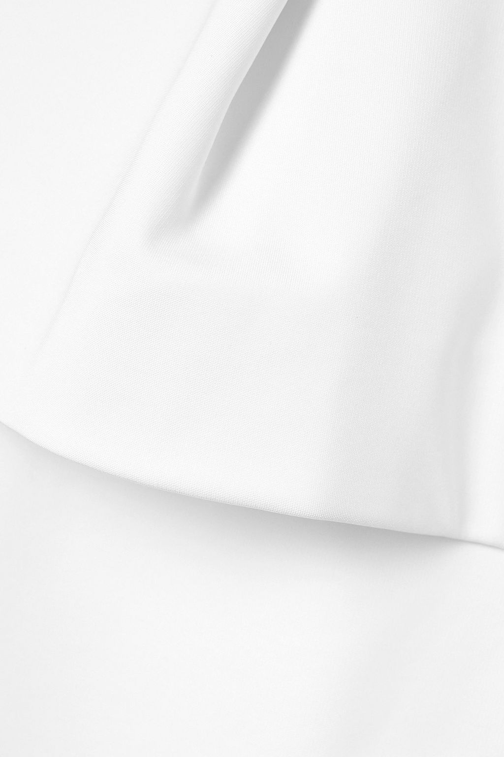 CUSHNIE فستان متوسط الطول من الكريب المطاط بأسلوب بيبلوم