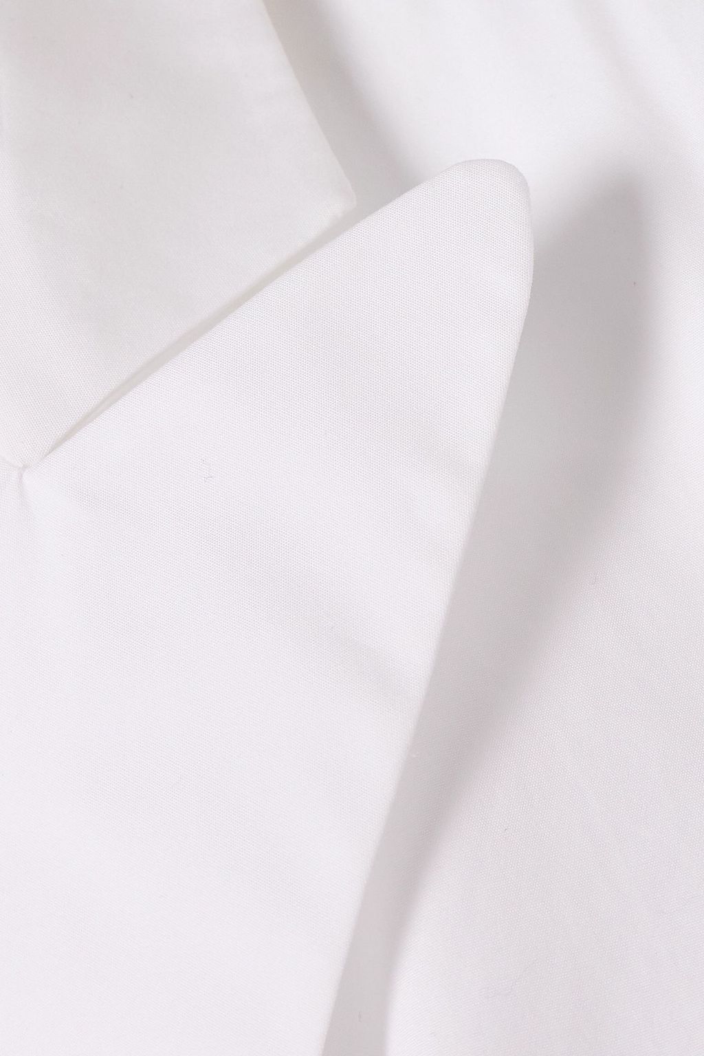 EMILIA WICKSTEAD Brittany wrap-effect pleated cotton-poplin midi dress
