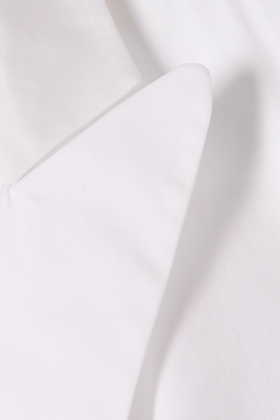 EMILIA WICKSTEAD BRITTANY WRAP-EFFECT PLEATED COTTON-POPLIN MIDI DRESS