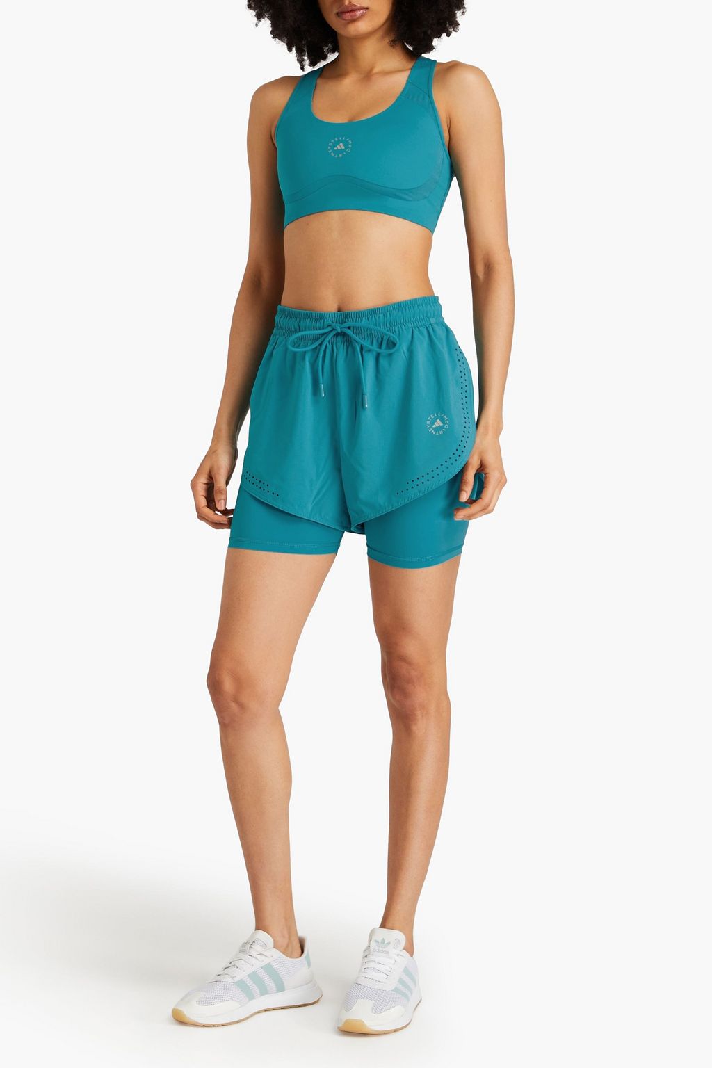 ADIDAS BY STELLA MCCARTNEY 레이저 컷 쉘 쇼츠