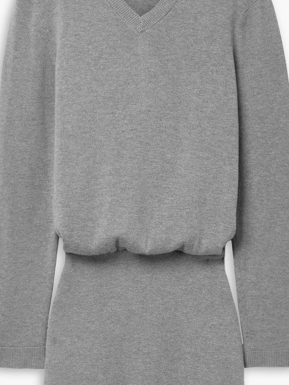 celina silk and cashmere-blend mini dress