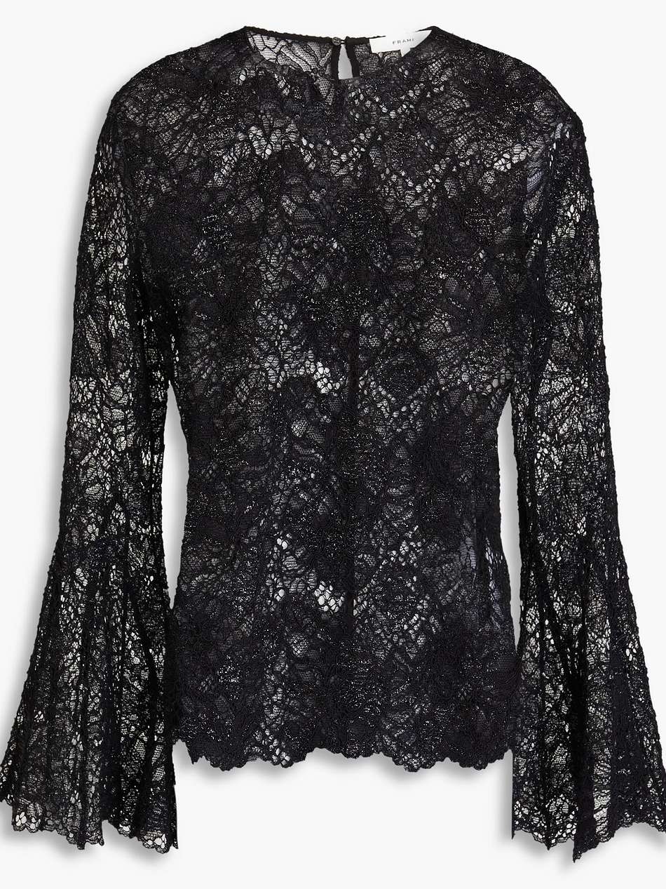 corded lace blouse
