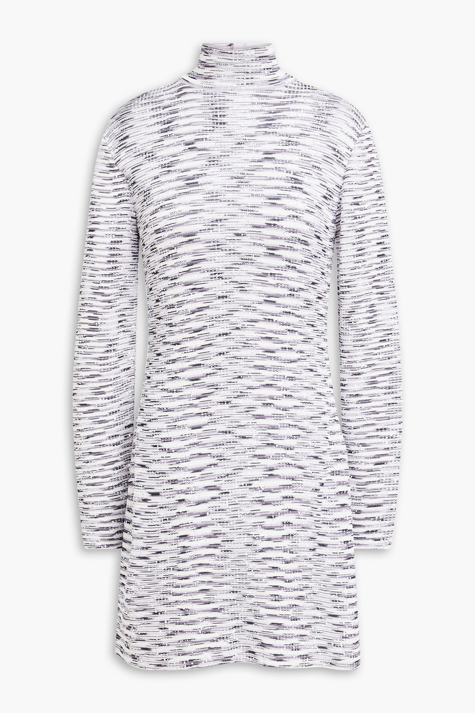 Missoni - Sequined crochet-knit mini dress - Purple - IT 40