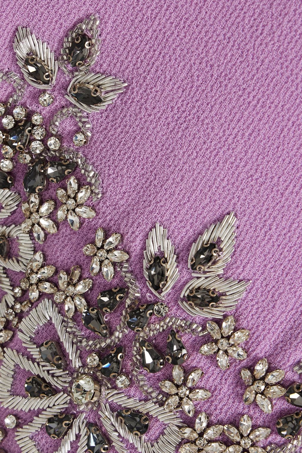 OSCAR DE LA RENTA جاكيت من الكريب ومزيج الصوف بتصميم مزركش