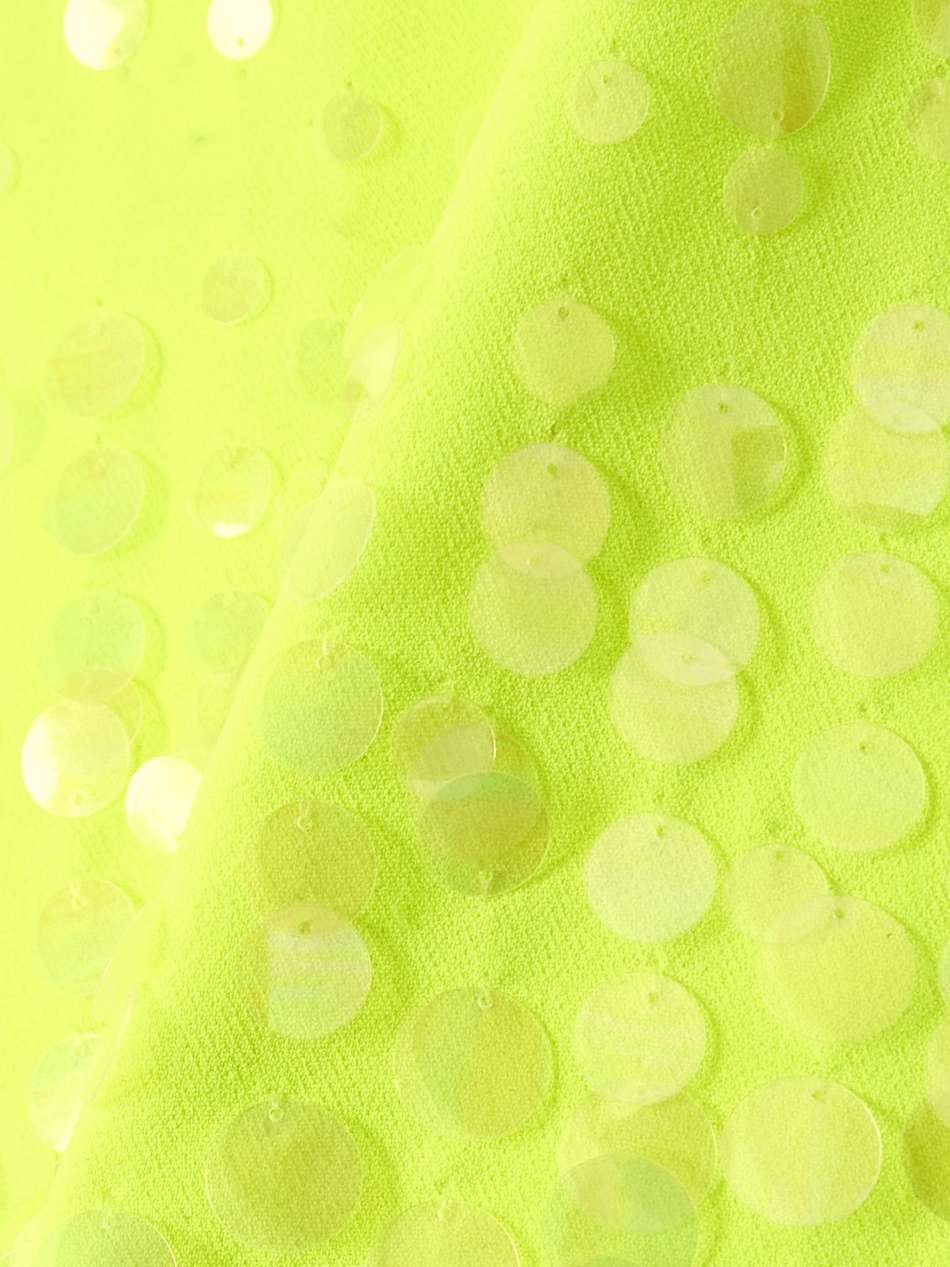 sequin-embellished crepe mini dress