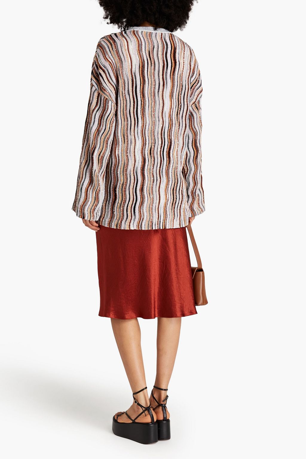 MISSONI Sequined crochet-knit sweater
