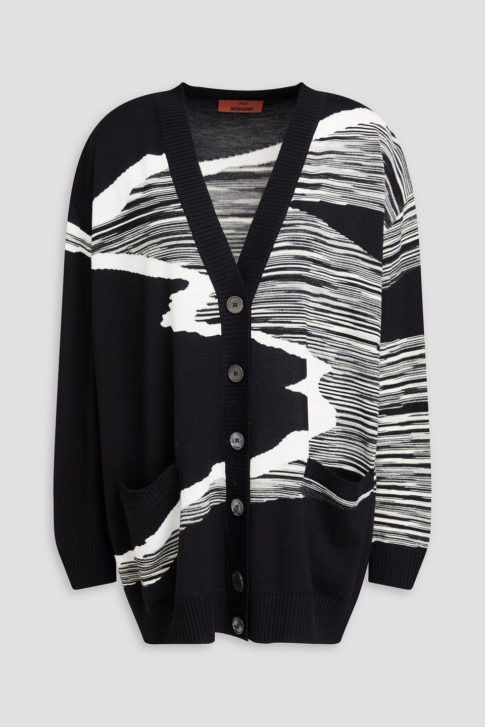 Missoni - Space-dyed intarsia wool cardigan - White - IT 40