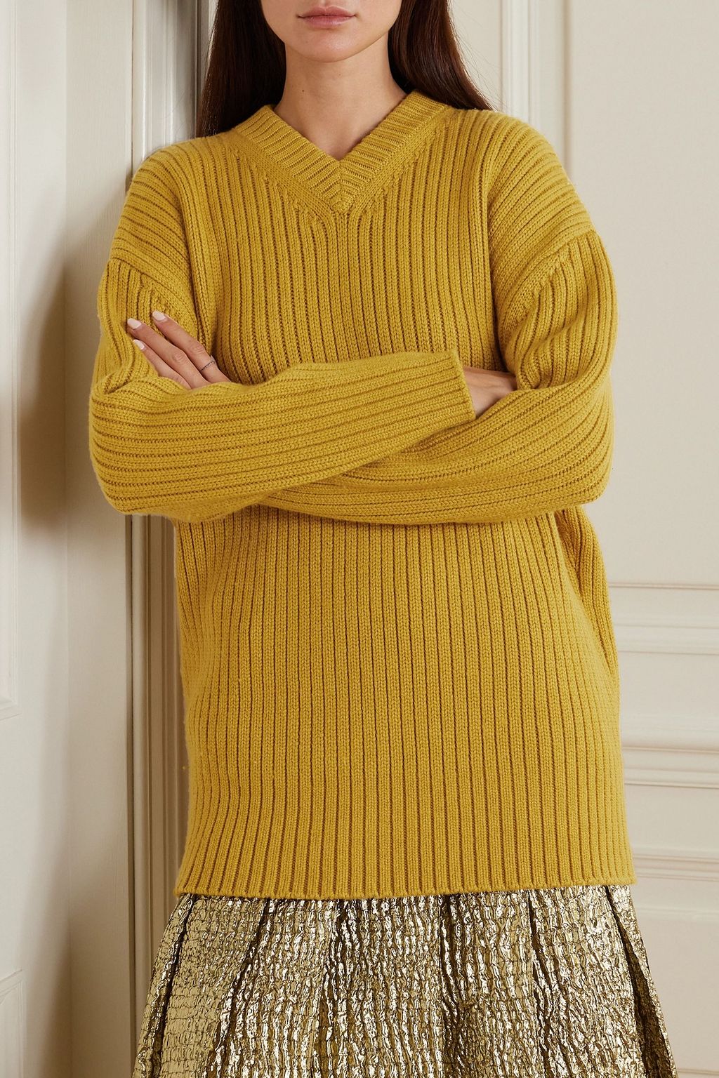 EMILIA WICKSTEAD Ady ribbed wool sweater