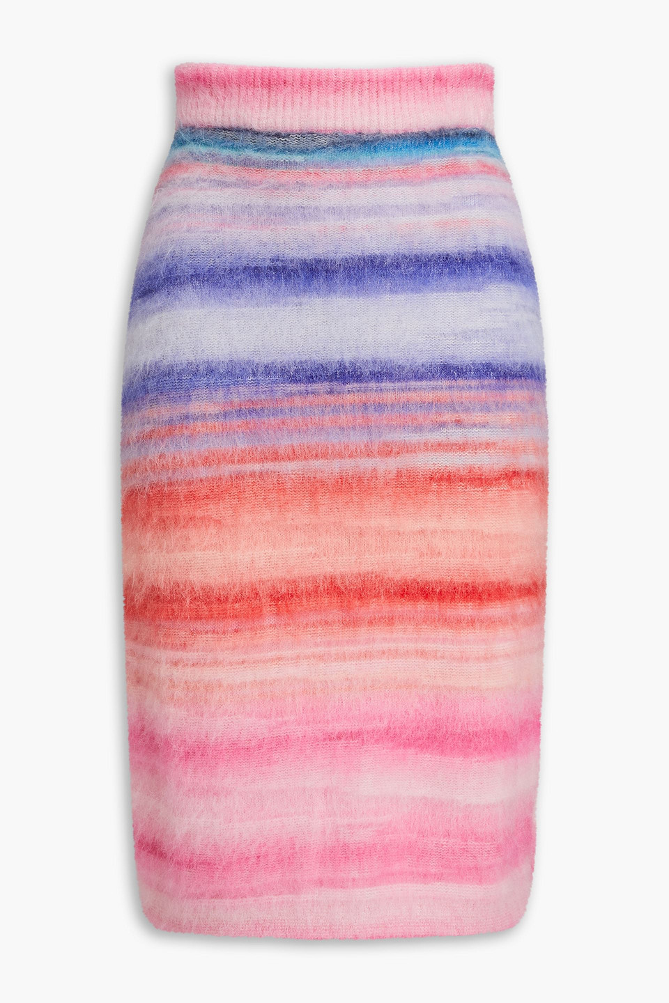 Missoni - Striped brushed wool-blend skirt - Multicolor - IT 40