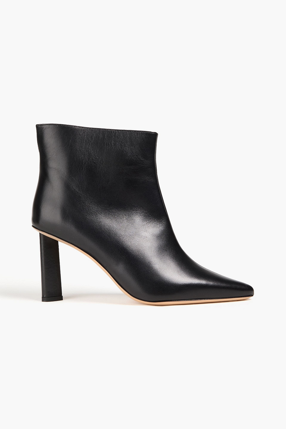 Frame Odette Leather Ankle Boots In Black
