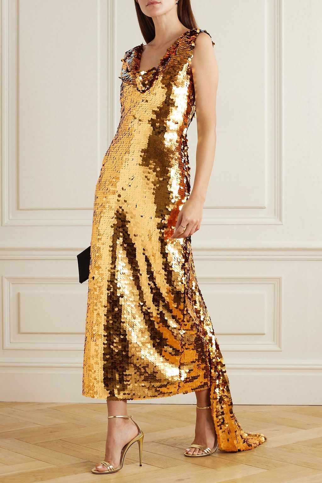 EMILIA WICKSTEAD Jacira sequined tulle maxi dress