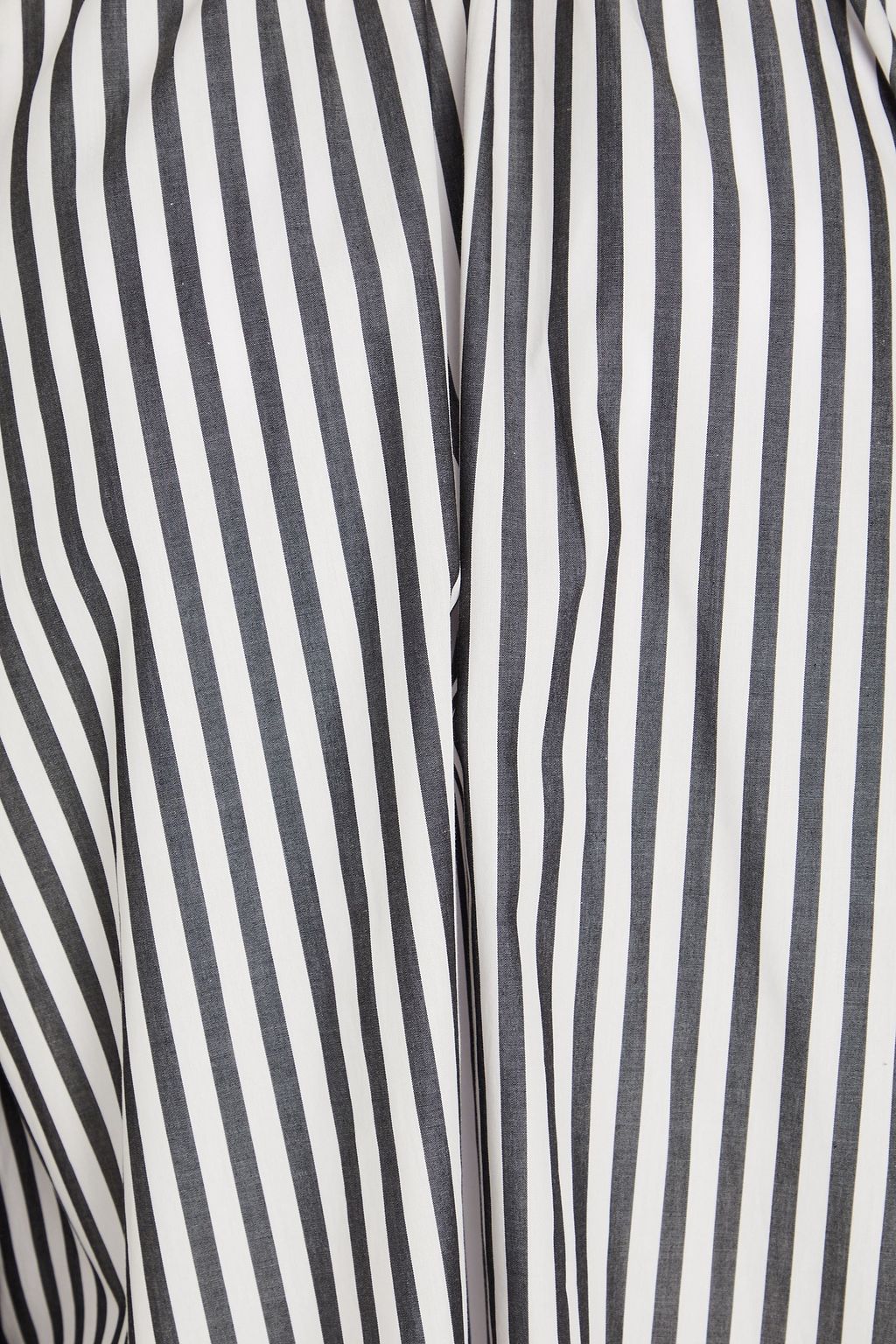 CAROLINA HERRERA Striped cotton-poplin top