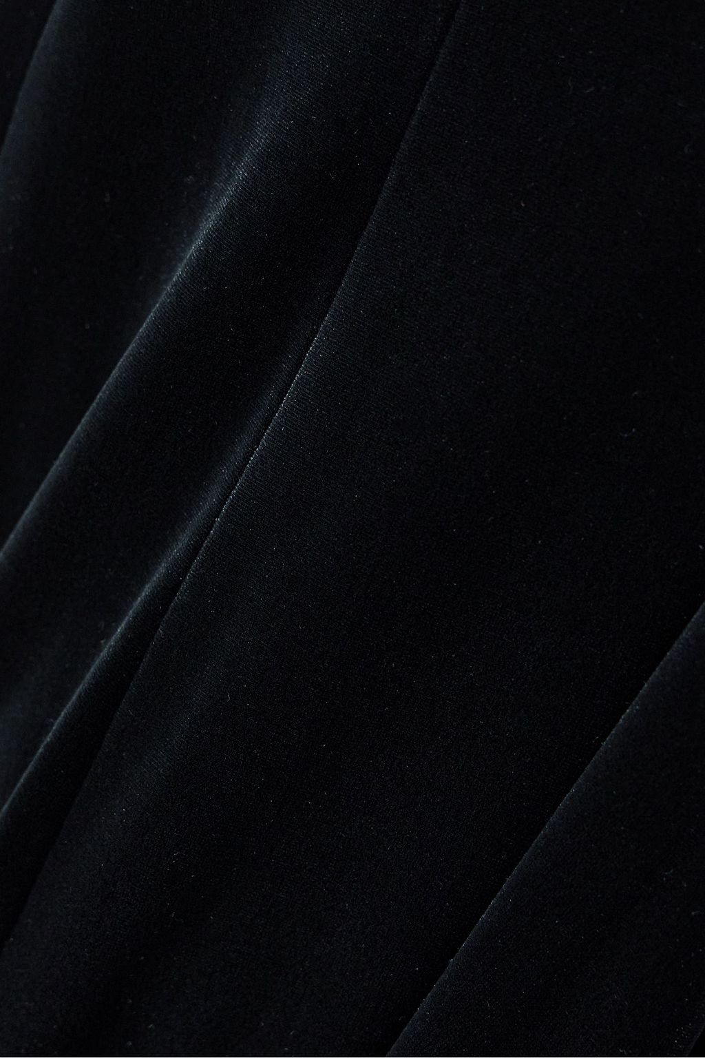 GALVAN  LONDON Liza stretch-velvet gown