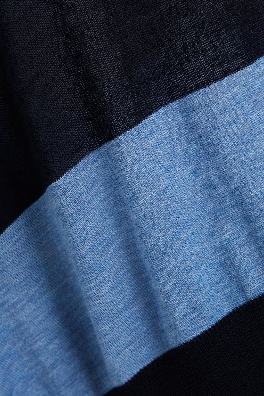 COTTON BY AUTUMN CASHMERE 스트라이프 코튼 스웨터