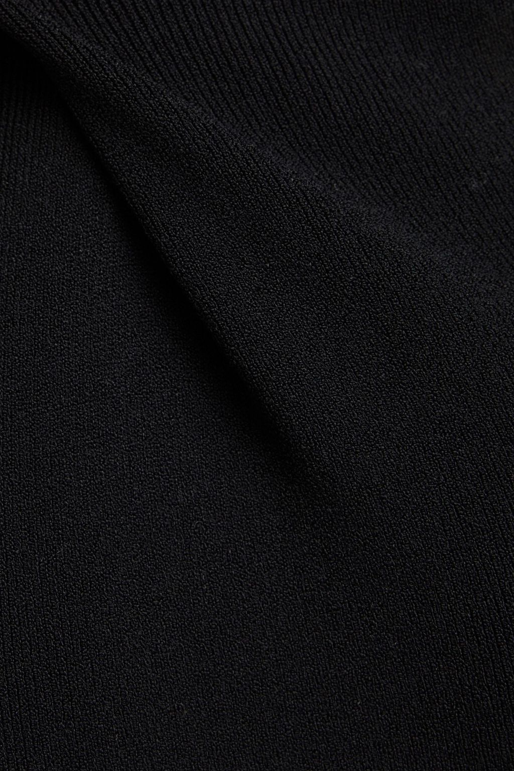 AUTUMN CASHMERE فستان قصير بحبكة مضلّعة ومزين بفتحات