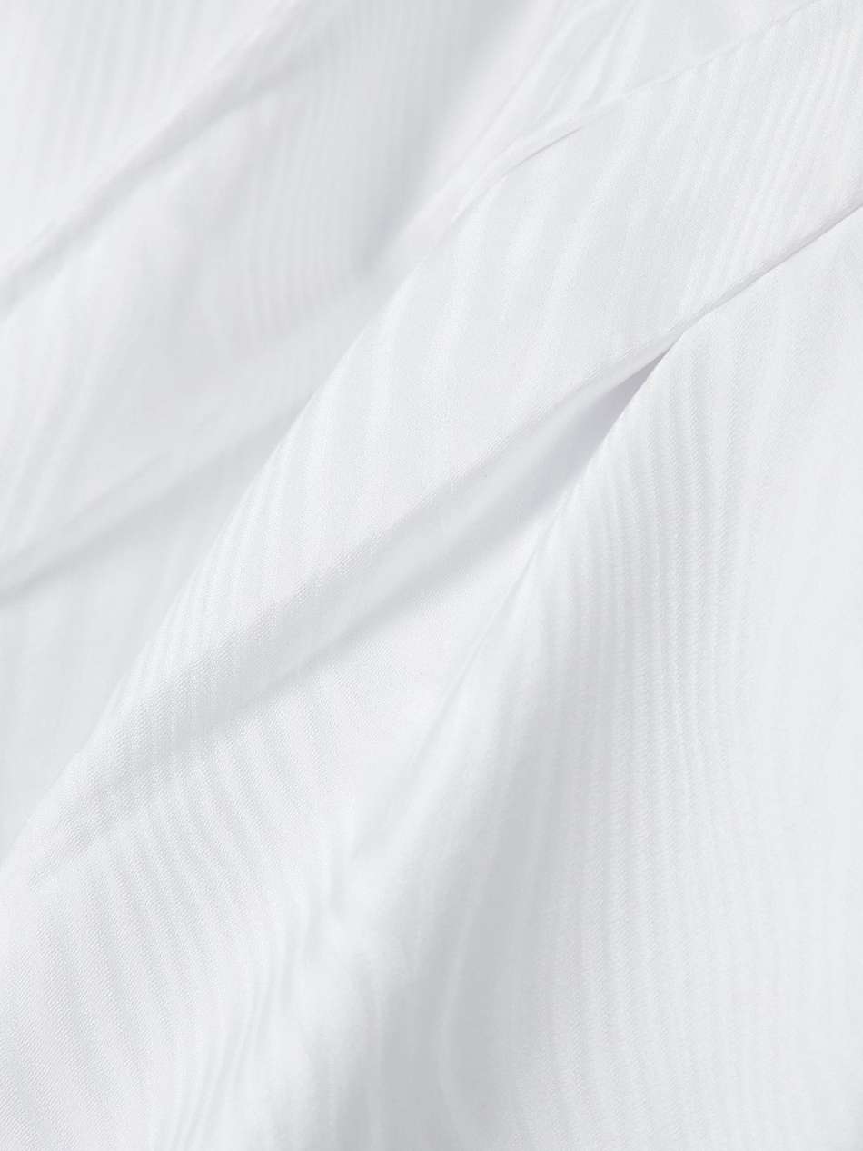 chene wrap-effect moire mini dress