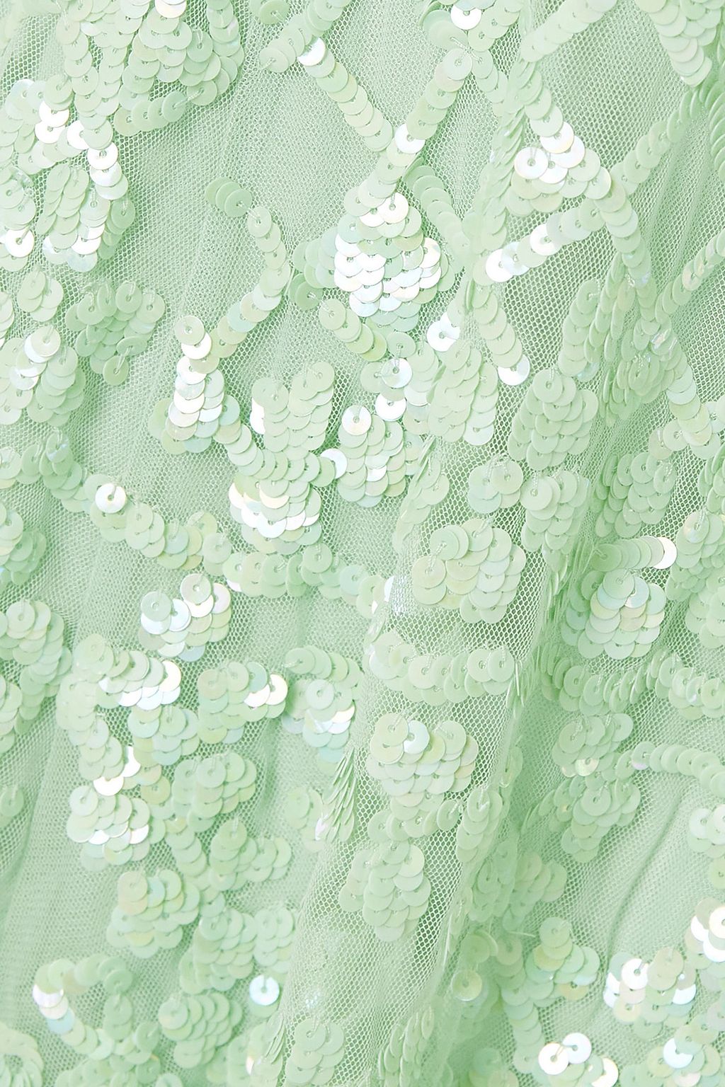 NEEDLE & THREAD Mirabelle ruffled sequin-embellished tulle mini dress