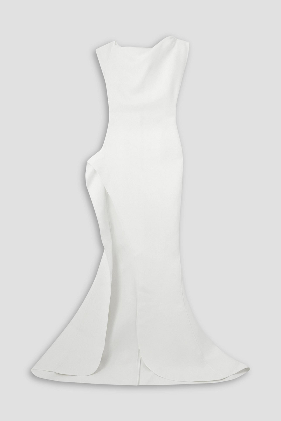 Victoire draped crepe gown
