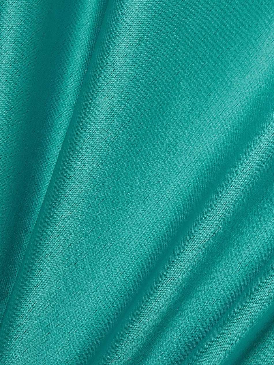 satin halterneck midi dress