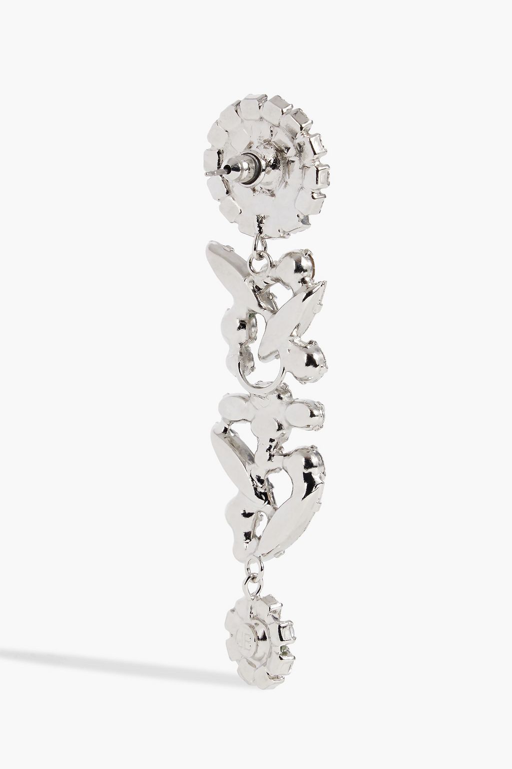 JENNIFER BEHR Larissa silver-tone crystal earrings
