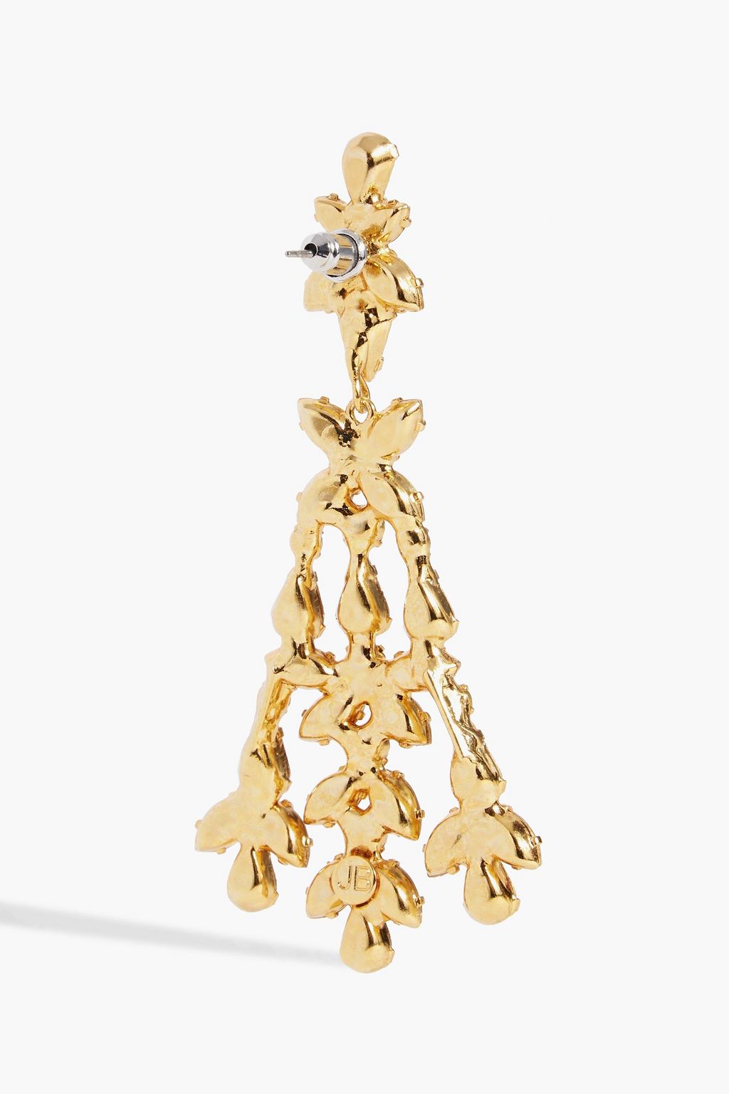 JENNIFER BEHR Parthenia gold-tone crystal earrings