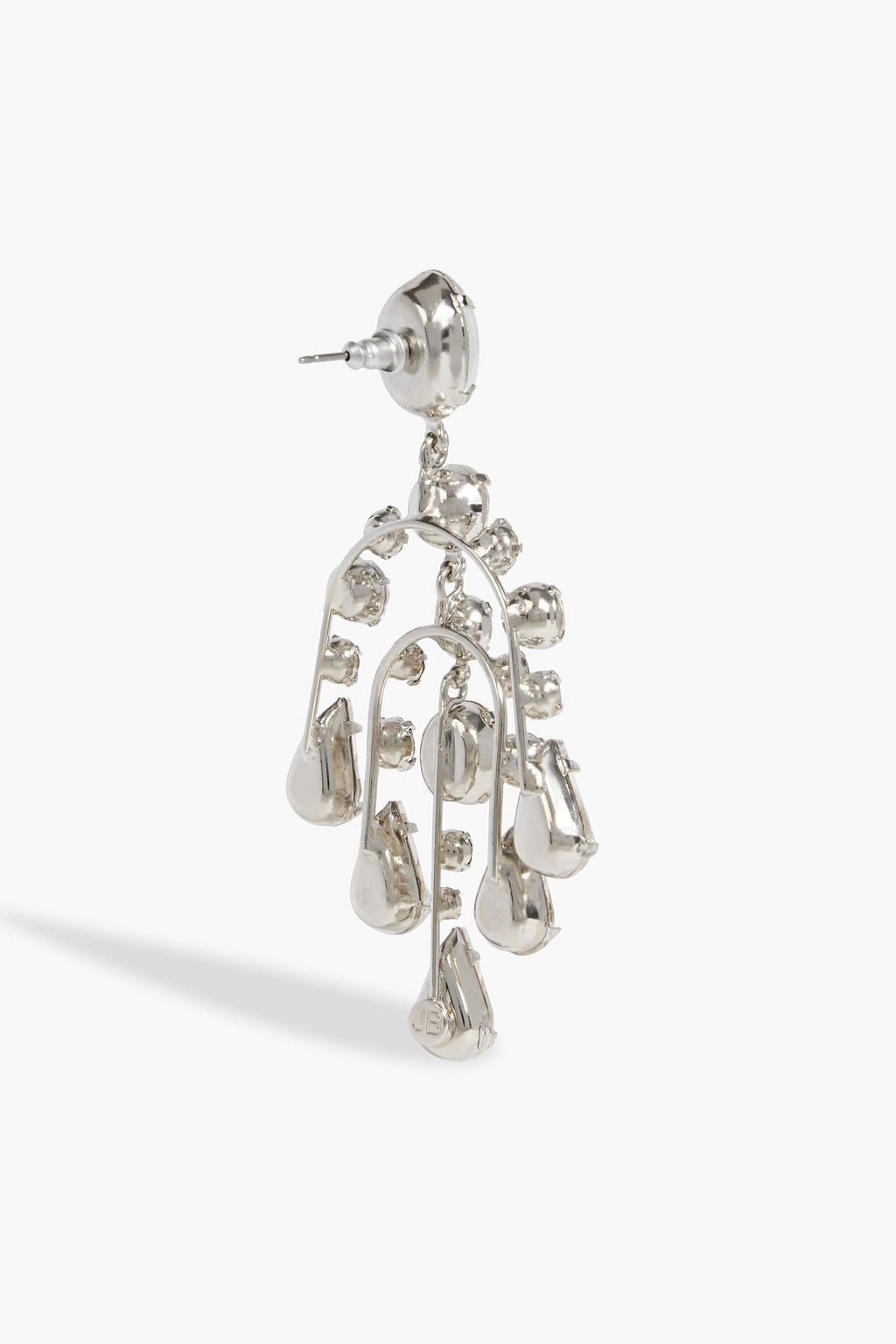 JENNIFER BEHR Annastasia silver-tone crystal earrings