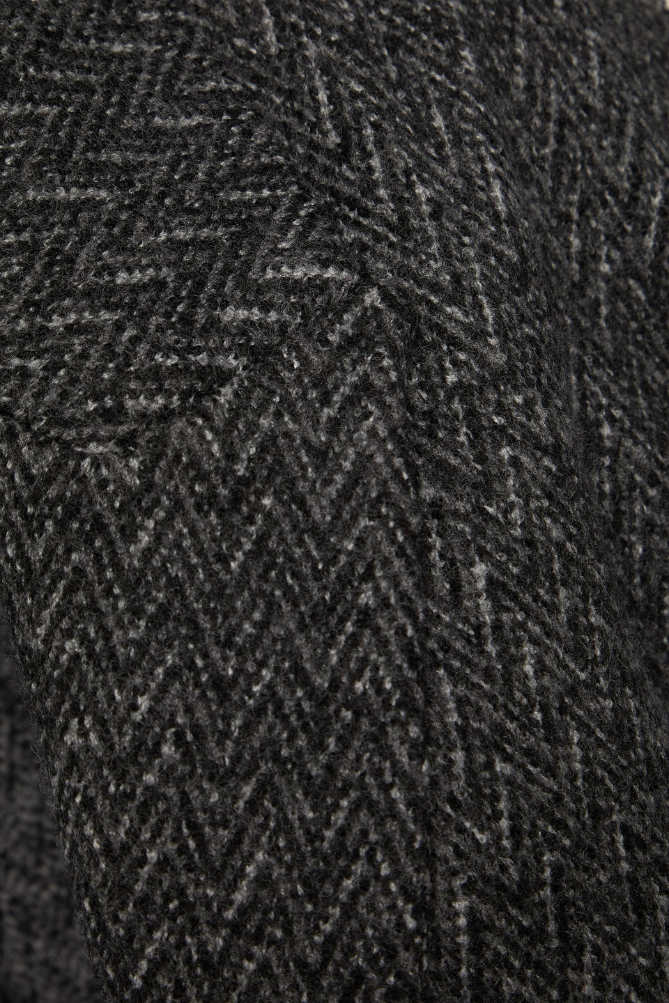 Shop Missoni Belted Wool Coat In Gray
