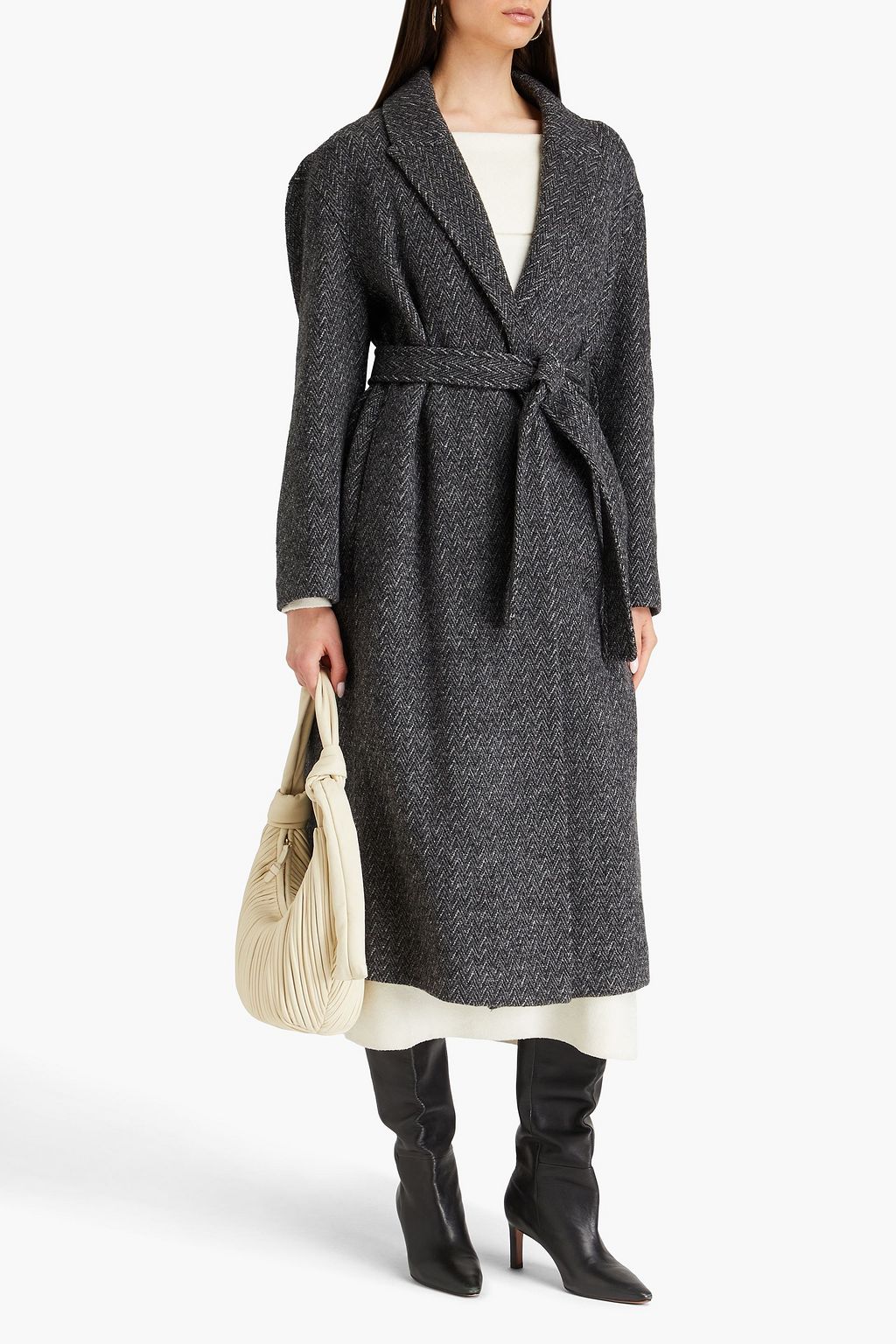 MISSONI Belted wool coat