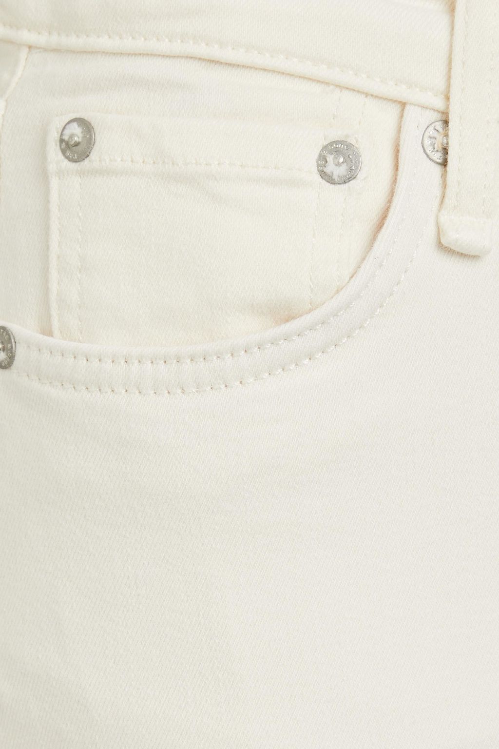 RAG & BONE بنطلون جينز بحواف واسعة وخصر مرتفع