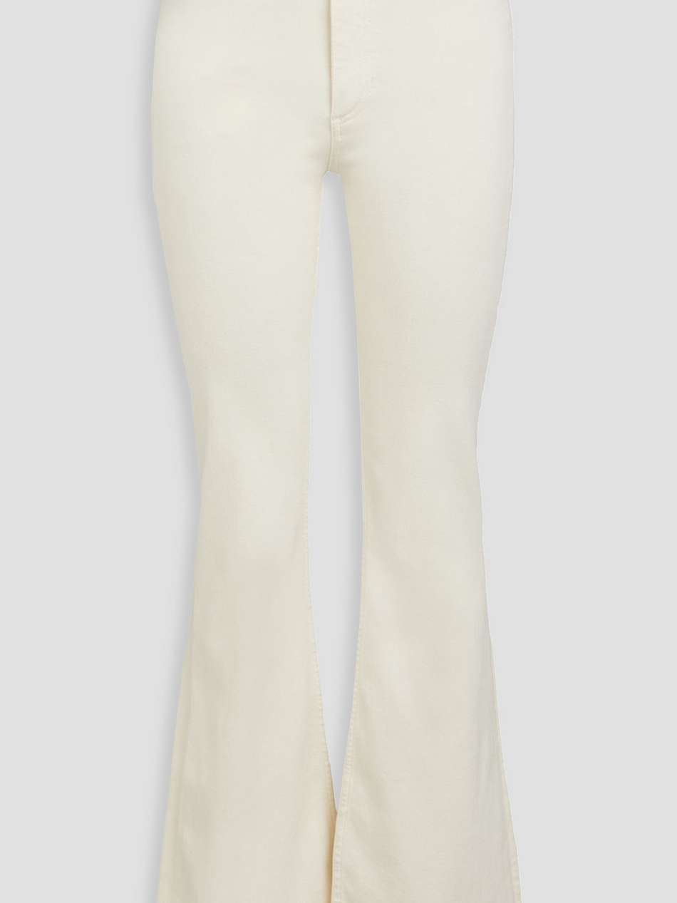 high-rise flared jeans