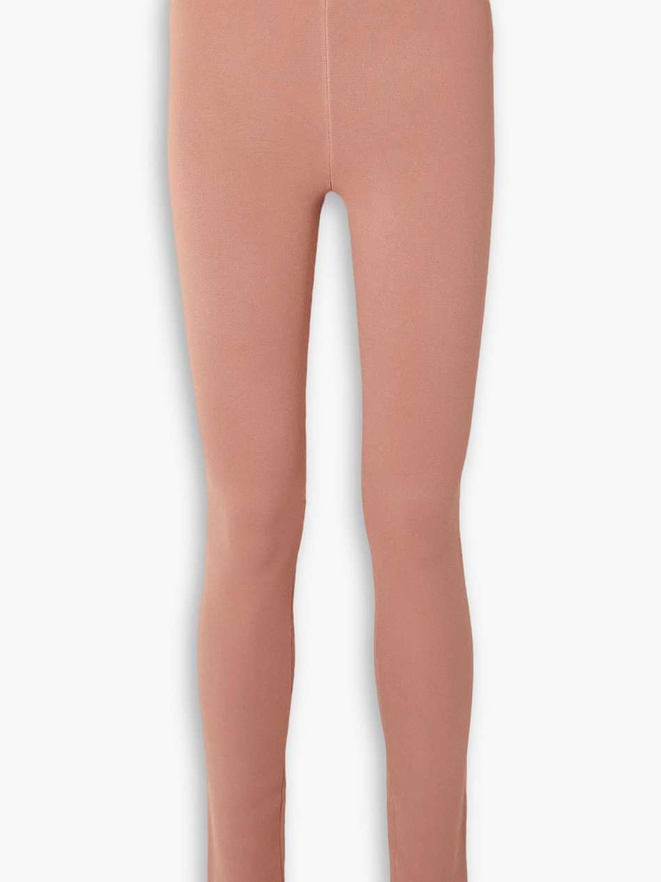 stretch-knit leggings