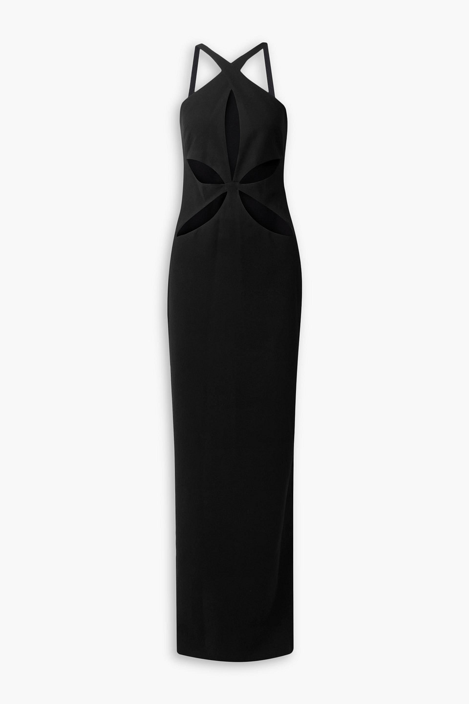 Mônot Cutout crepe maxi dress