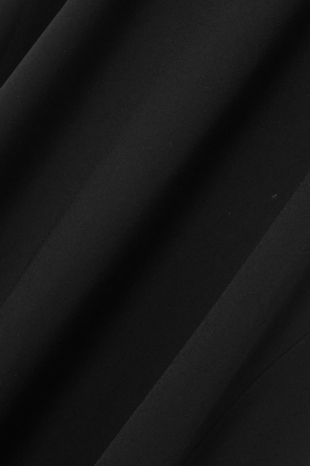 MÔNOT Open-back cutout crepe gown