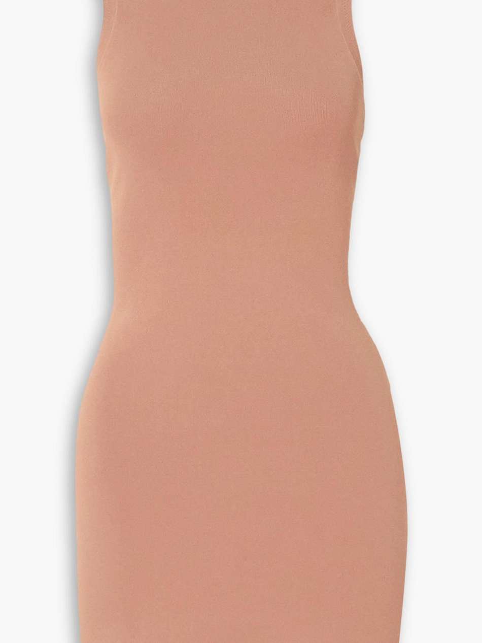 stretch-knit mini dress
