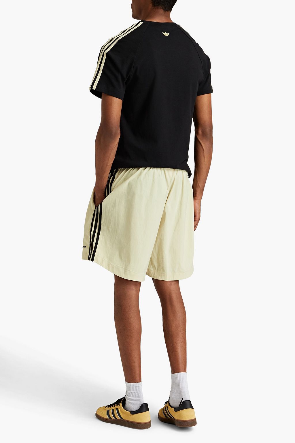 ADIDAS ORIGINALS BY WALES BONNER تي شيرت من قطن جيرسي بتصميم مخطط
