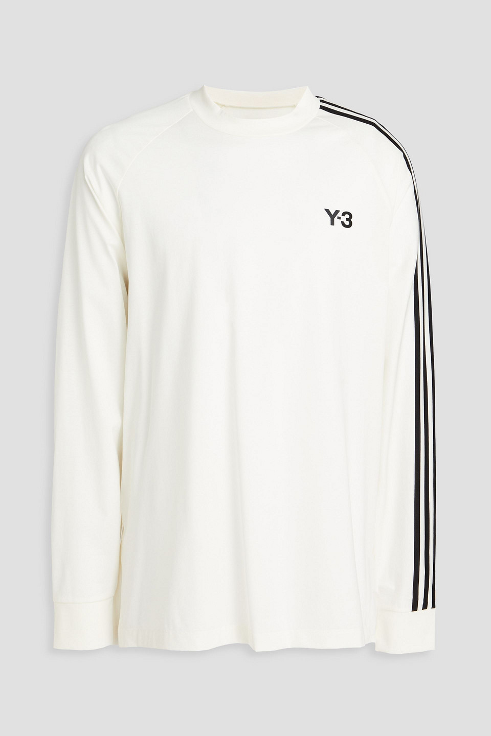関税込【Y-3】Striped cotton jersey T-shirt Y-3 Striped stretch-cotton jersey T-shirt | THE OUTNET