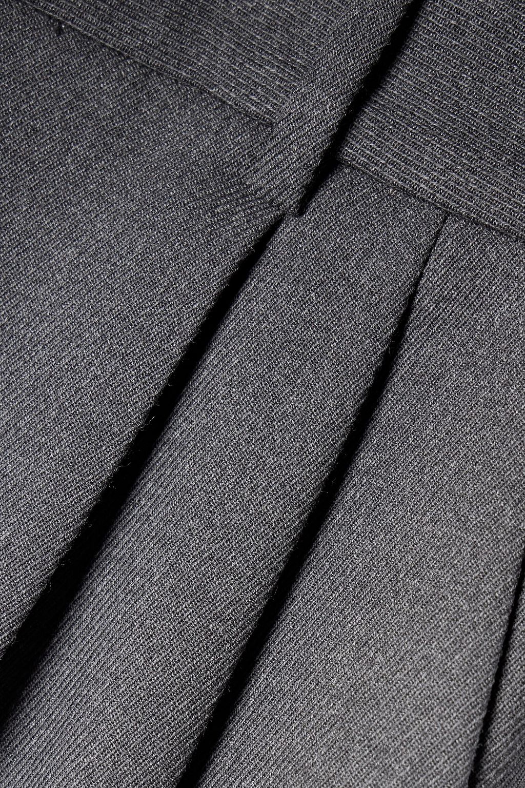 PARTOW Rhett pleated wool-twill wide-leg pants