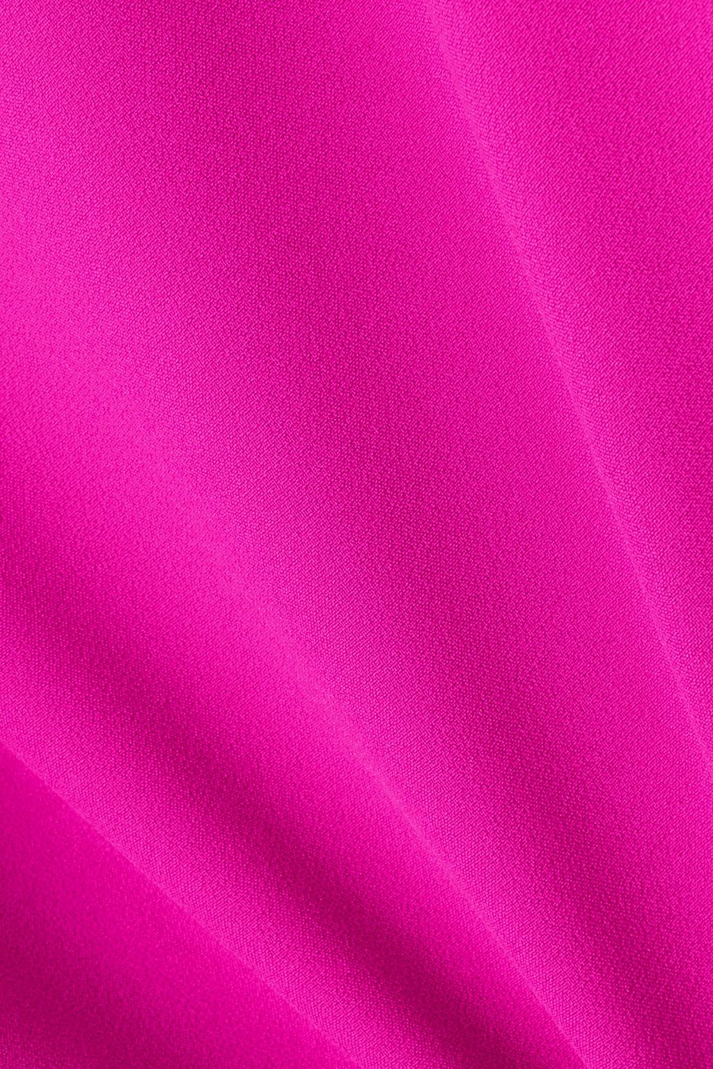 SAFIYAA Rena feather-trimmed stretch-crepe mini dress