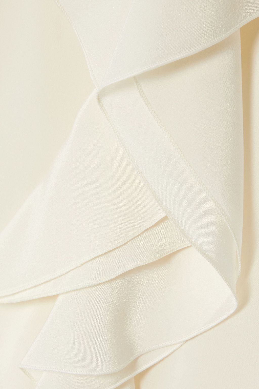 VICTORIA BECKHAM Ruffled silk crepe de chine blouse