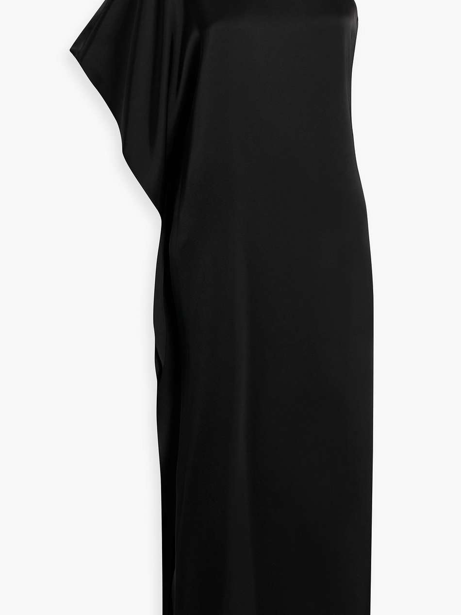 tae crystal-embellished satin maxi dress