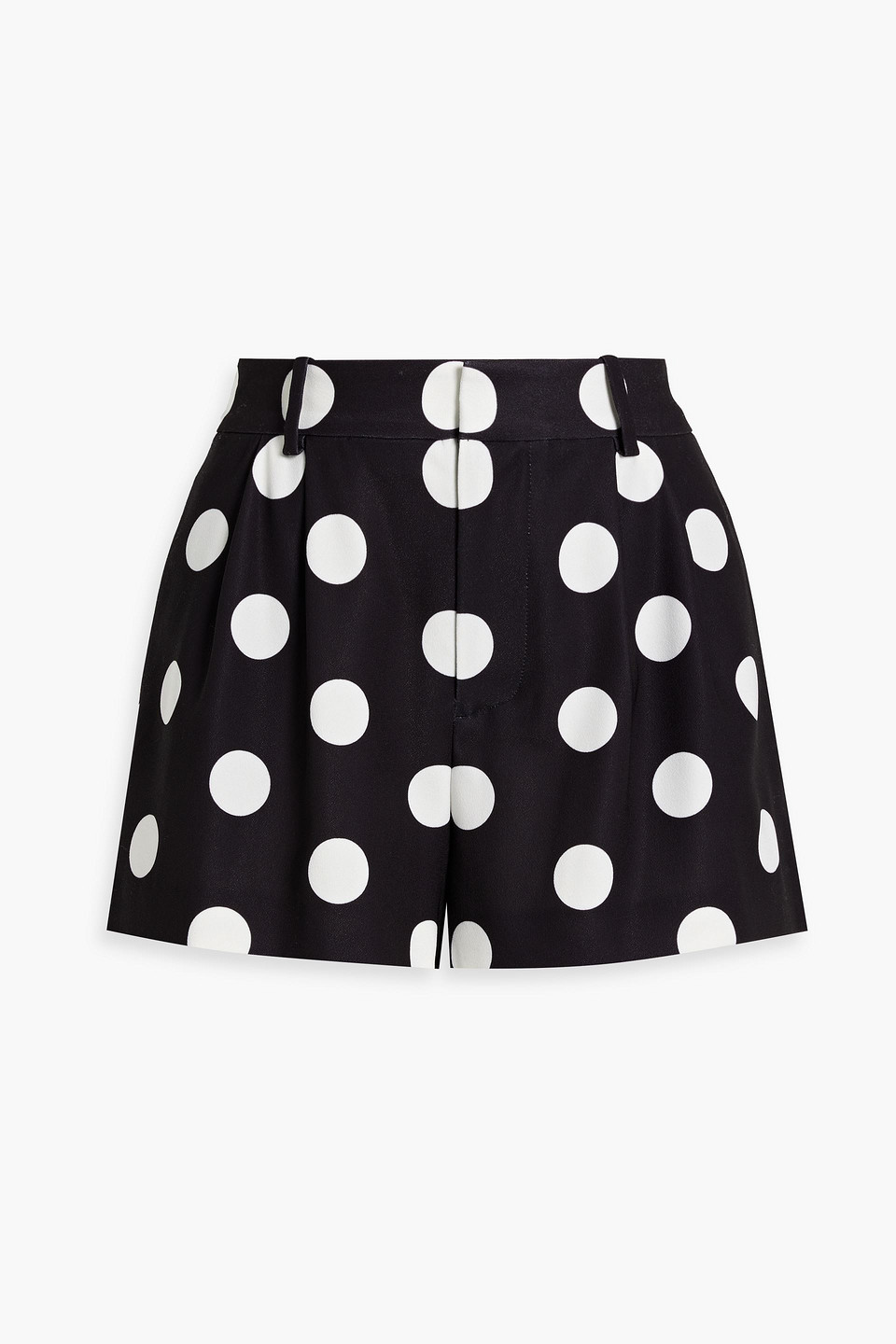 Conry polka-dot crepe shorts