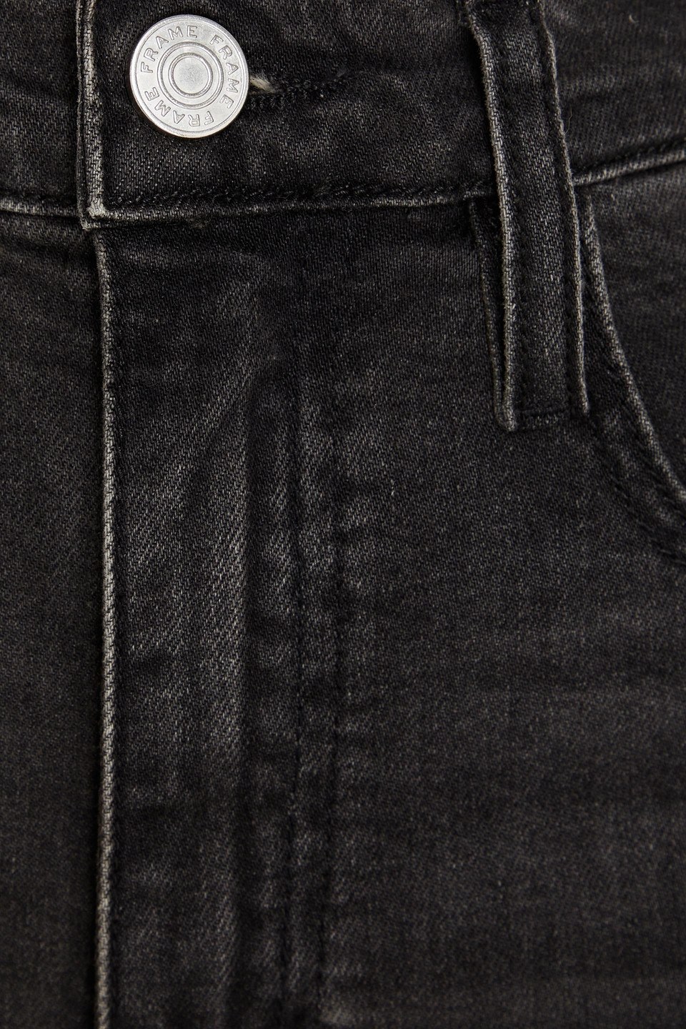FRAME LE JANE CROPPED HIGH-RISE STRAIGHT-LEG JEANS 