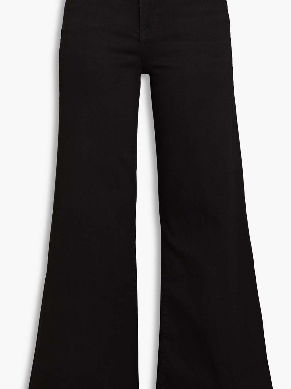 le palazzo crop high-rise wide-leg jeans