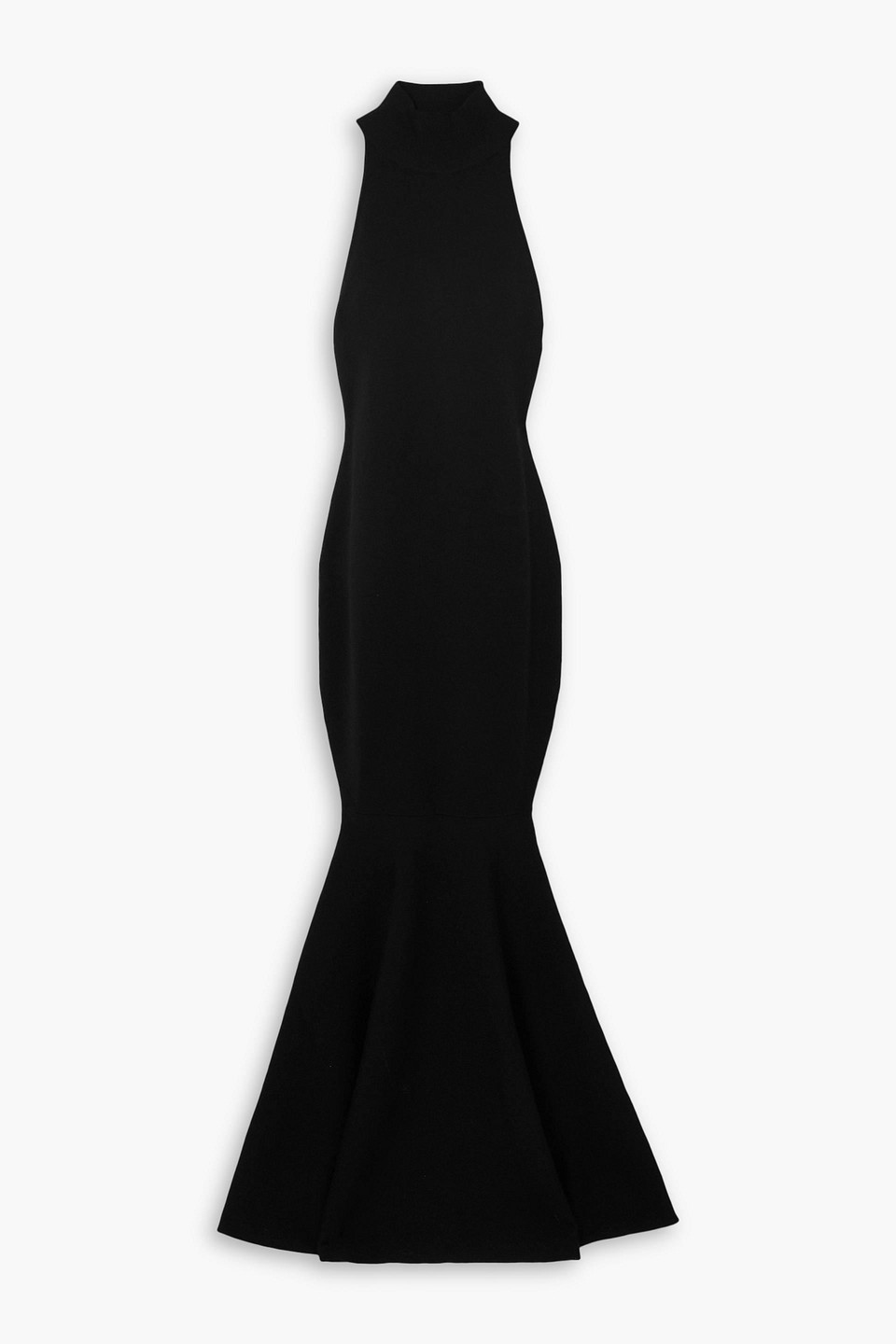 Nina Ricci Wool-blend Gown In Black