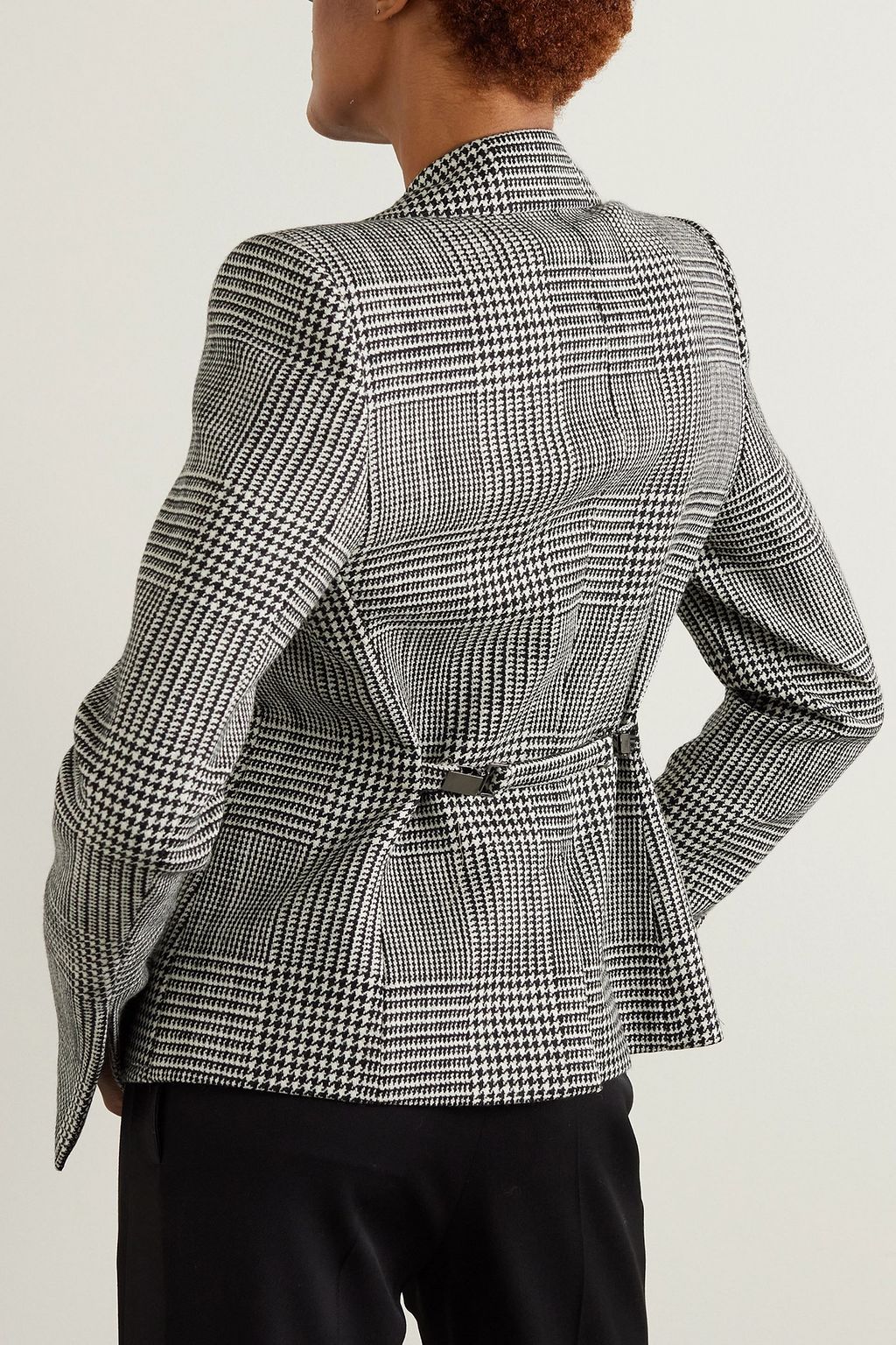 TOM FORD Prince of Wales checked wool blazer