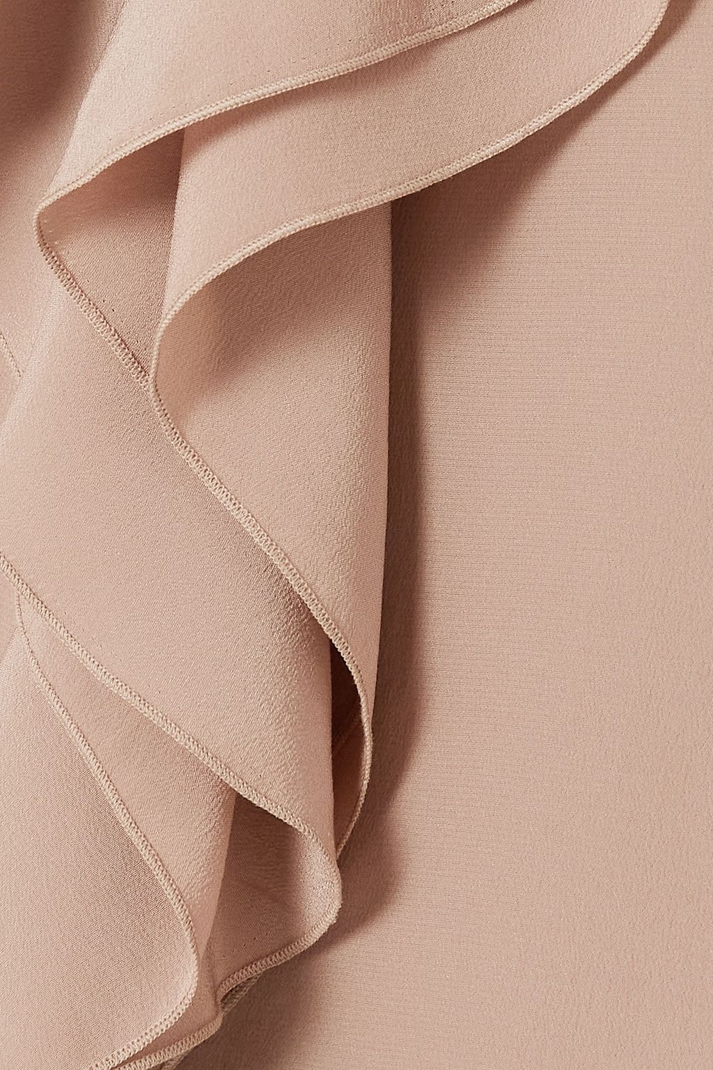 VICTORIA BECKHAM Ruffled silk crepe de chine blouse