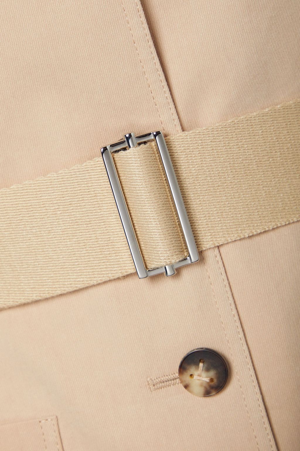 LAFAYETTE 148 Knox Jacke aus Twill aus einer Abaka-Baumwollmischung mit Gürtel